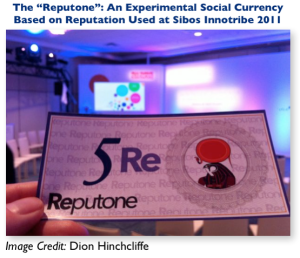 An Example of Social Currency: The Reputone From Innotribe