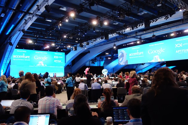 Opening keynote morning at Dreamforce 12