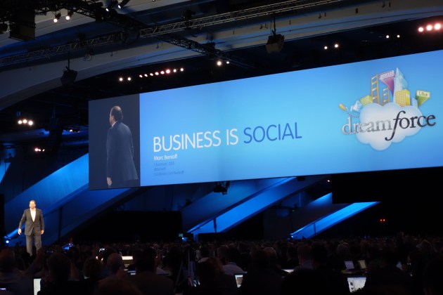 Mark Benniof at Dreamforce 12