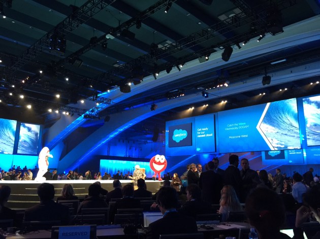 The Benioff Keynote at Dreamforce 14: The scene before it starts
