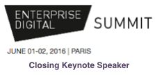 Enterprise Digital Summit Paris 2016 Keynote By Dion Hinchcliffe