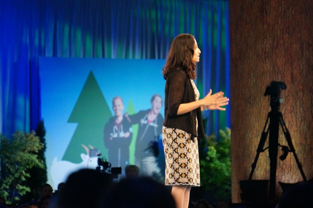 Shubha Habar, one of the key people behind Einstein, at Dreamforce 2016