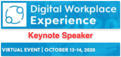 Digital Workplace Experience 2020 Keynote by Dion Hinchcliffe
